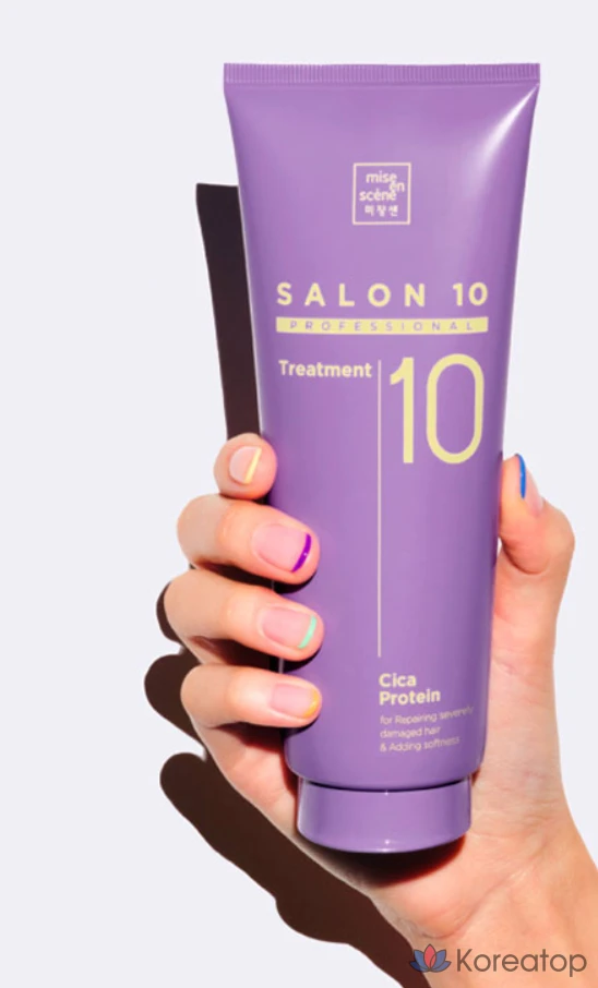 Кондиционер для волос Mise en Scene Salon 10 Professional Cica Protein Treatment, 215 мл, 1 шт.