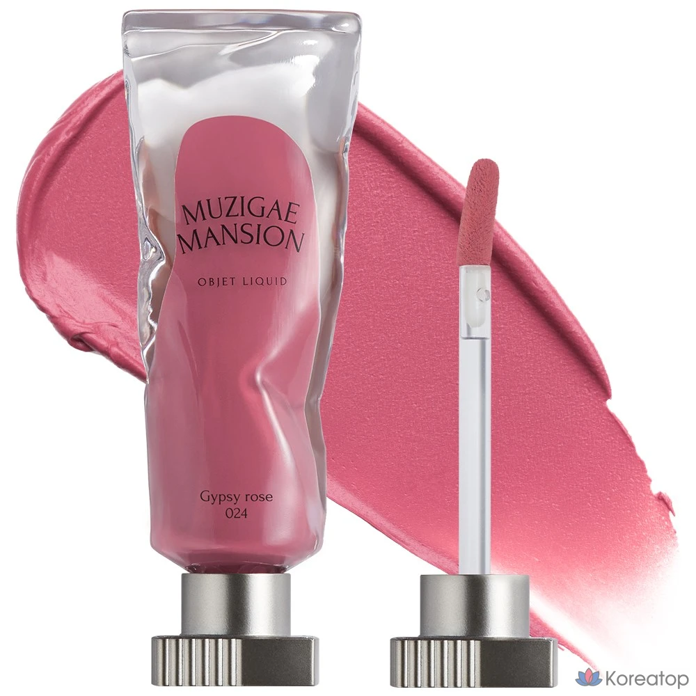 Тинт для губ Muzigae Mansion Objet Liquid Tint, оттенок 024 Gypsy Roes, 6 мл, 1 шт.