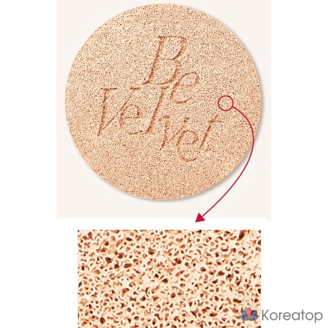Кушон-рефил Espoir Be Velvet Cover New Class Cushion Foundation, оттенок 21 Ivory, 13 г, 1 шт., фото 3