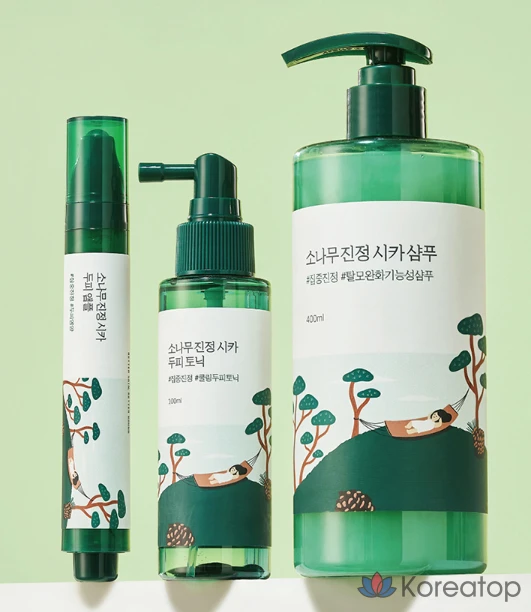 Шампунь Round Lab Pine Calming Cica Shampoo, 400 мл, 1 шт.