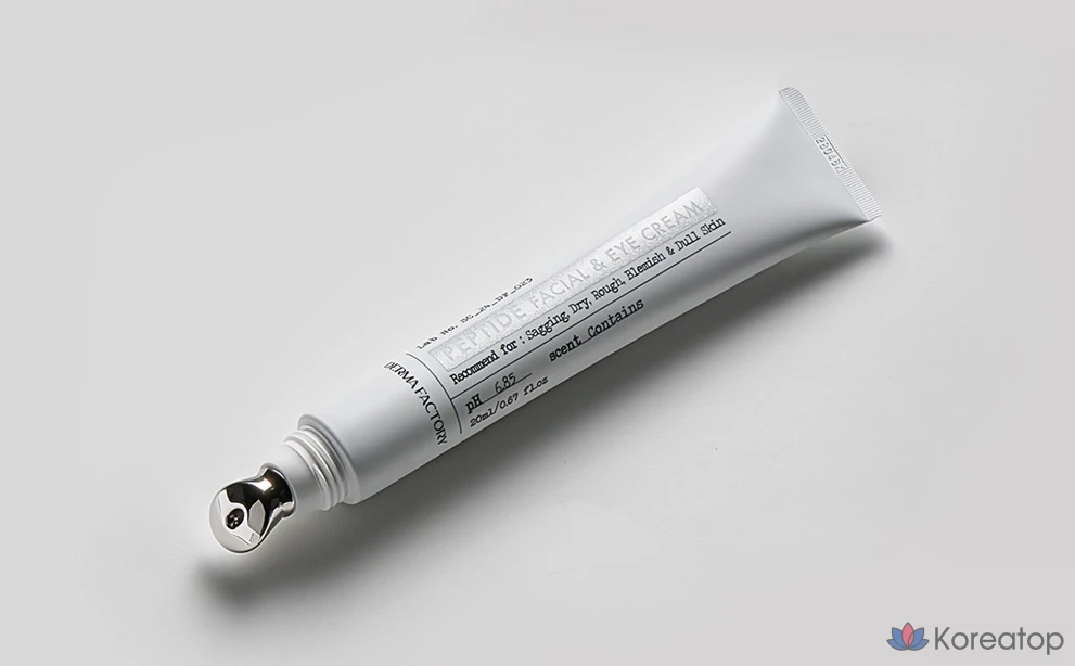 Крем для лица и области вокруг глаз Derma Factory Peptide Facial & Eye Cream, 20 мл, 1 шт.
