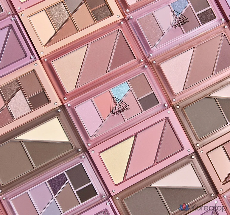 Палитра для век 3CE Layer It All Eye Palette, оттенок Pink Soda, 1 шт.