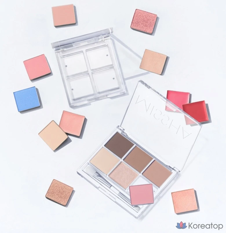 Тени для век Missha Modern Pot Teletubbies Eyeshadow, оттенок 102 Peach Confetti, 1 шт., фото 5