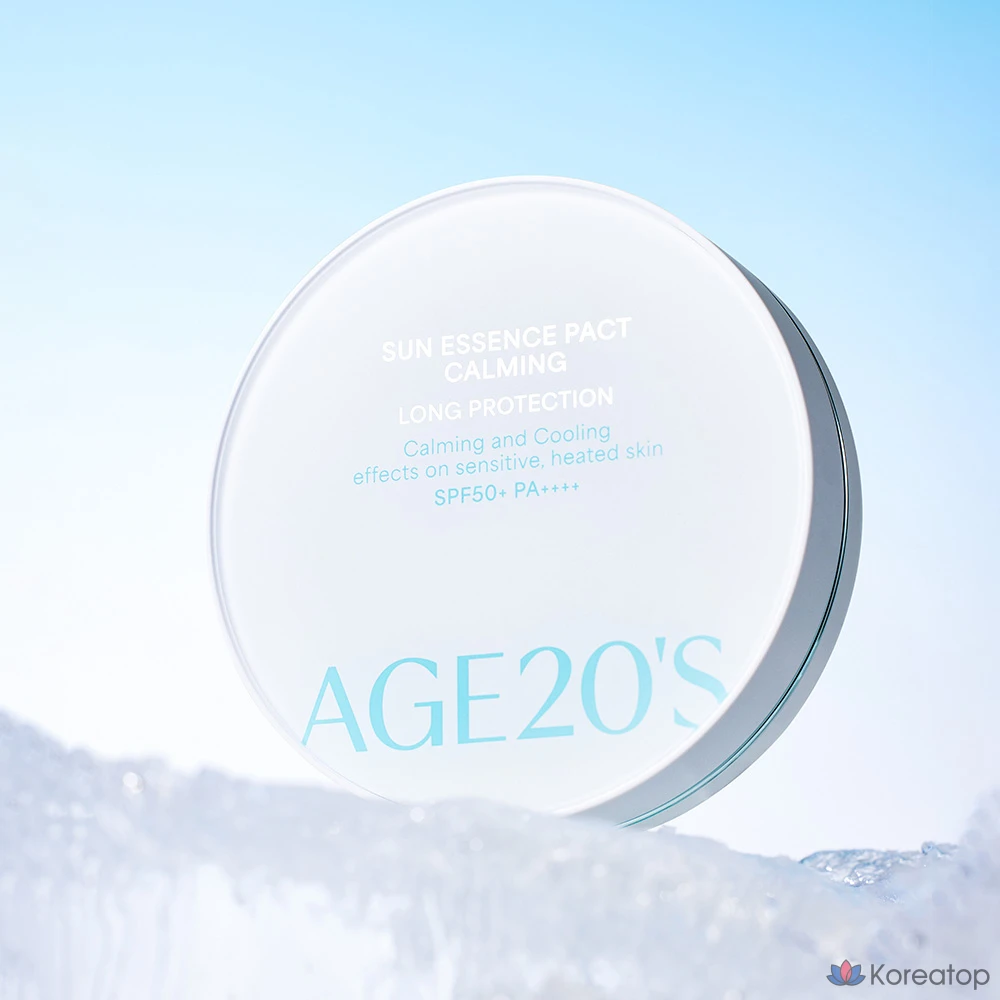 Кушон AGE 20S Sun Essence Pact Calming Long Protection SPF50+ PA++++, 12.5 г, 1 шт.