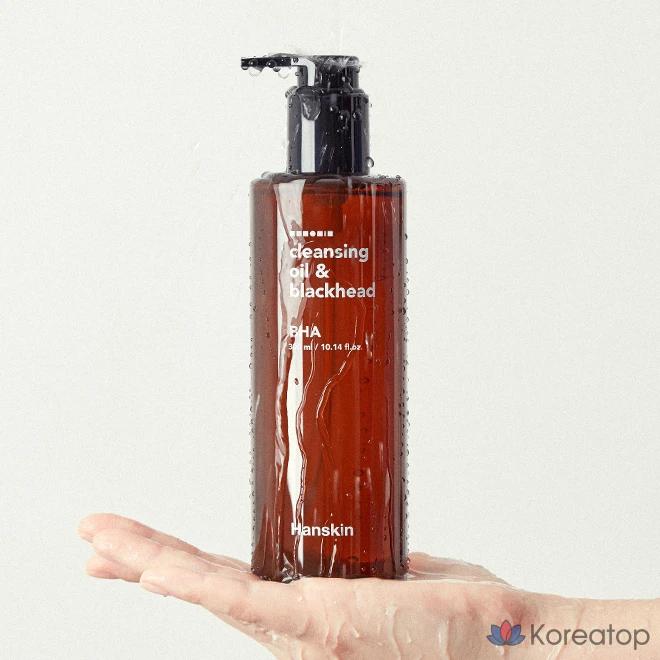 Гидрофильное масло HANSKIN Cleansing Oil &amp; Blackhead BHA, 300 мл, 1 шт.