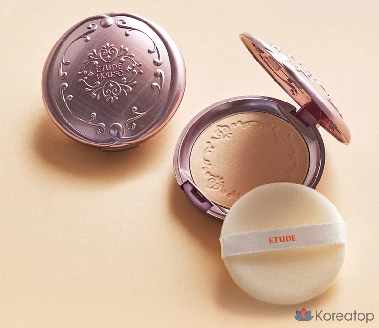 Пудра-компакт Etude House Secret Beam Powder Pact SPF36 PA+++, оттенок W24 Honey Pearl Beige, 15 г, 1 шт., фото 2