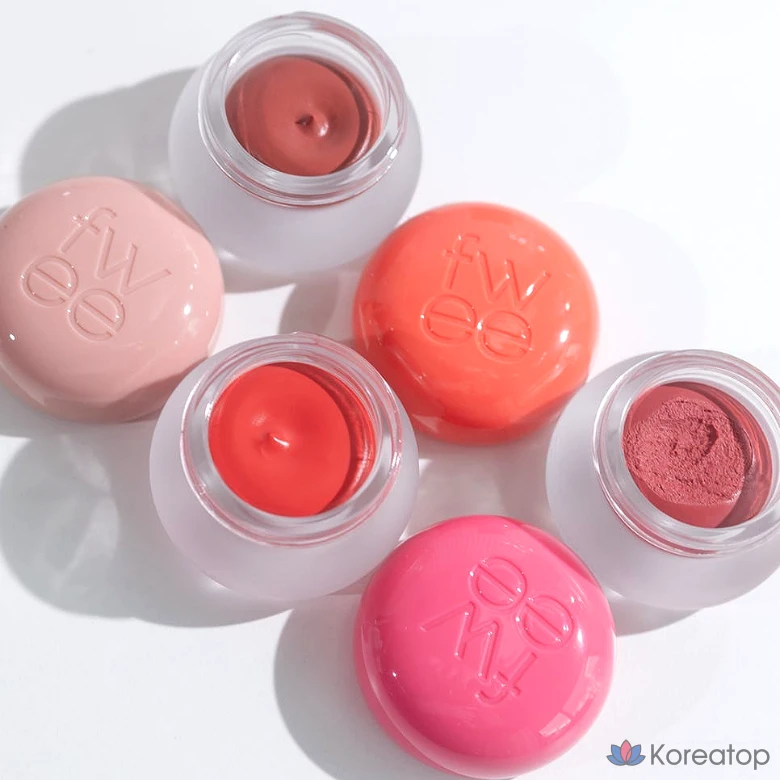 Бальзам для губ и щек fwee Lip & Cheek Pudding Pot, оттенок MV03 Baddie, 1 шт.
