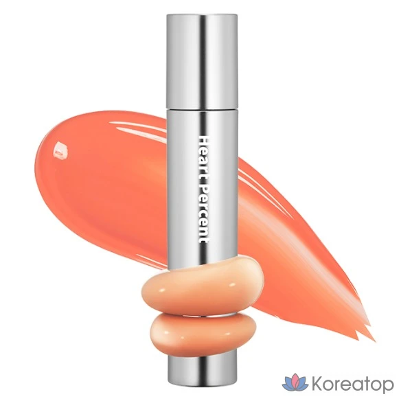 Тинт для губ Heart Percent Dot On Mood One Way Glowy Lip Tint, оттенок 03 Fancy Apricot, 4 г, 1 шт.