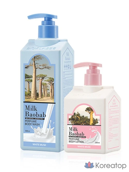 Лосьон для тела Milk Baobab Perfume Body Lotion White Musk, 250 мл, 1 шт.