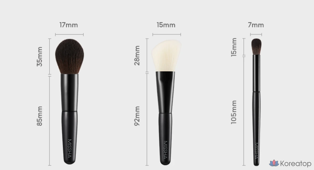 Набор для макияжа Missha Artistool To Go Mini Brush Kit + Pouch, 1 шт.