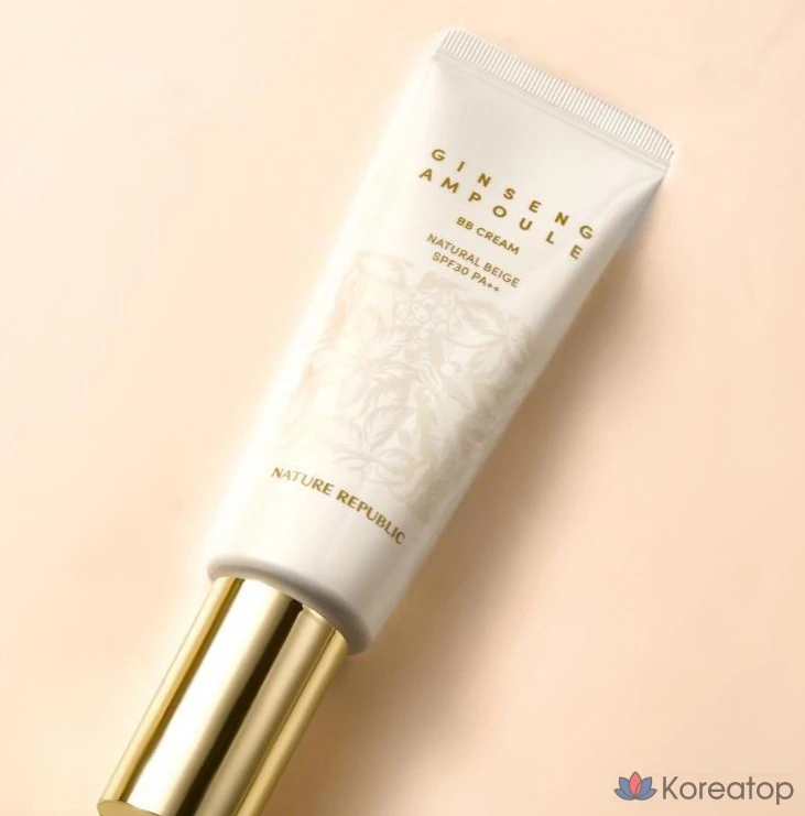 ВВ-крем Nature Republic Ginseng Ampoule, оттенок Natural Beige, 50 мл, 1 шт., фото 2
