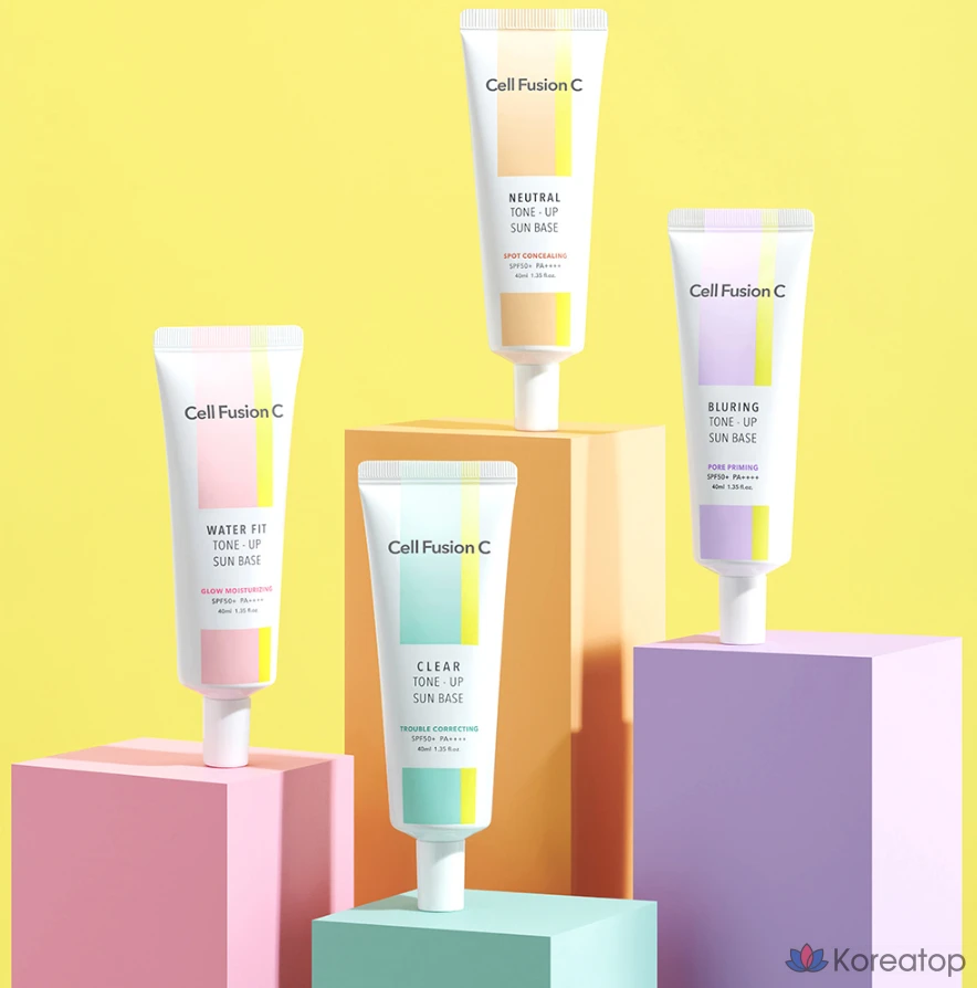 Солнцезащитный крем CELL FUSION C Neutral Tone-Up Sun Base SPF50+ PA++++, 40 мл, 1 шт.