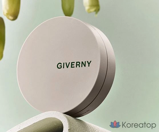 Кушон Giverny Milchak Matt Fit Cushion Foundation (Set: 12g + Refill 12g), оттенок 23NW Medium Beige, 1 шт.