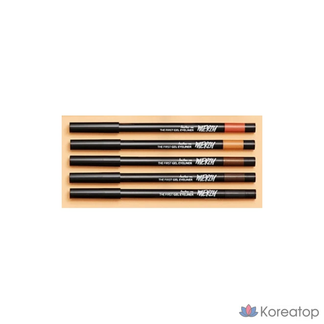 Подводка для глаз MERZY The First Murpel Gel Eyeliner, оттенок G1 Black Moon, 0.5 г, 1 шт., фото 6