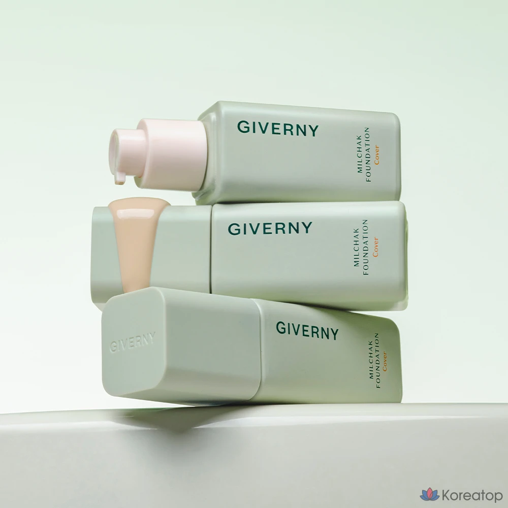 Жидкая тональная основа Giverny Fit Cover Liquid Foundation, оттенок 17, 30 мл, 1 шт., фото 3