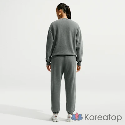 Брюки женские Nike Studio Fleece Medium Weight Oversized High-Rise Washed Cuff Pants, фото 5