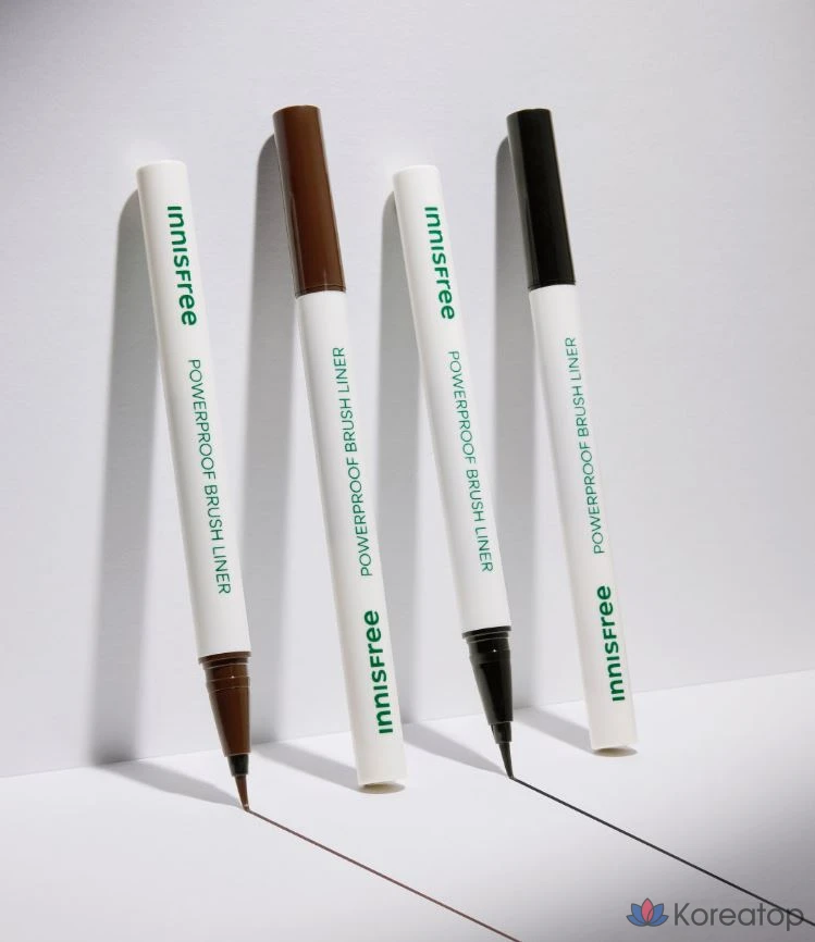 Подводка для глаз Innisfree Powerproof Brush Liner, оттенок 02 Brown, 0.6 г, 1 шт.