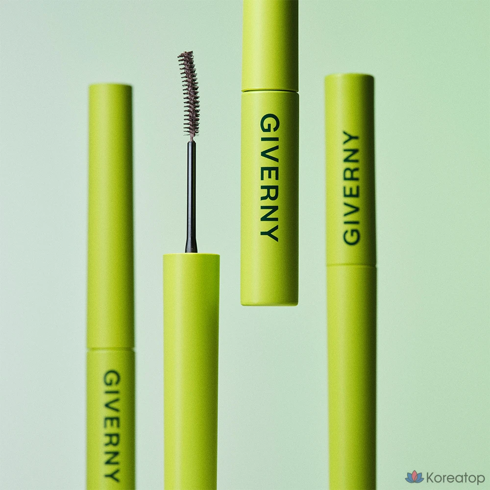 Тушь для ресниц Giverny Sensitive Long Lash Mascara, оттенок 02 Black Brown, 3 г, 1 шт.