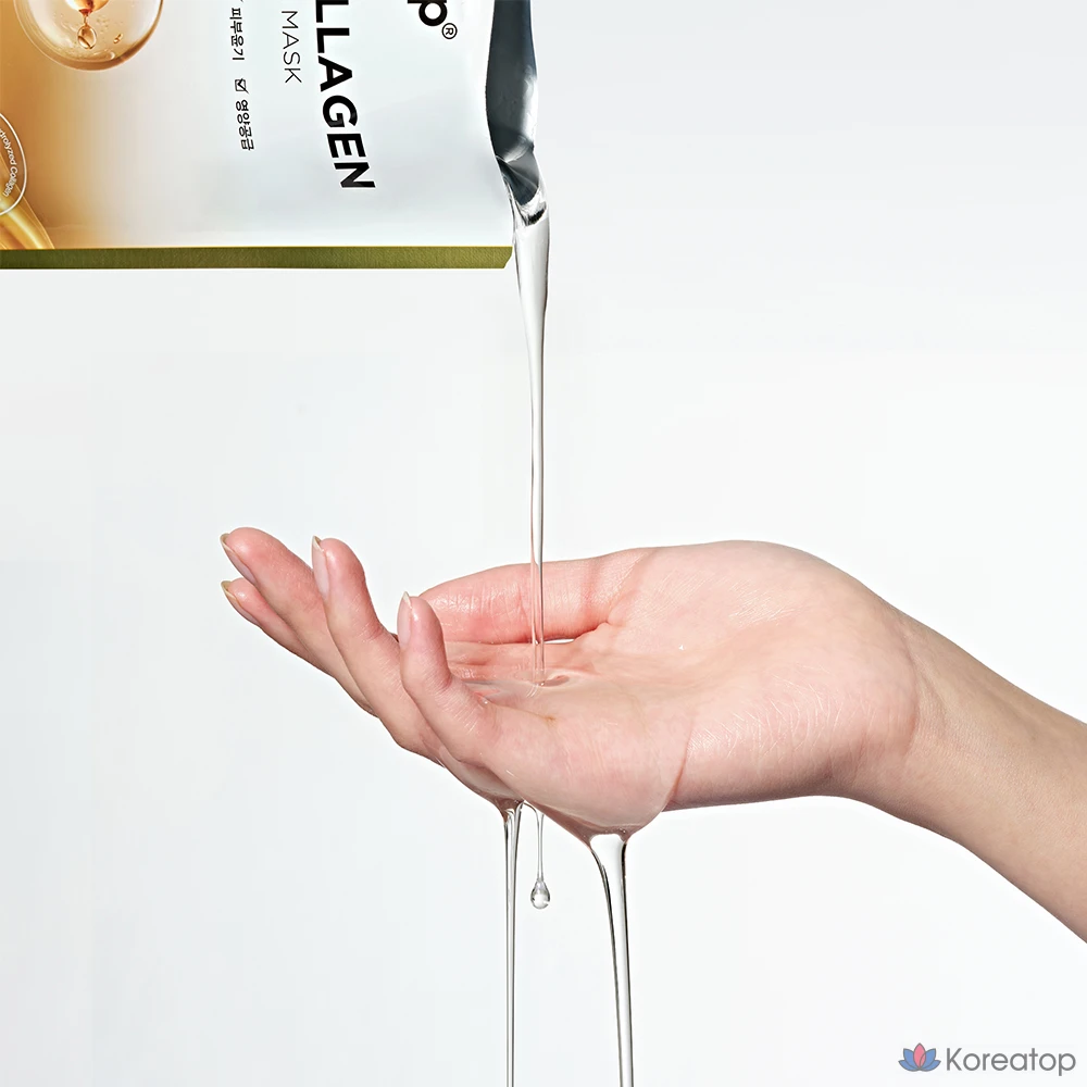 Тканевая маска для лица SNP Gold Collagen Ampoule Mask, 50 шт., фото 7