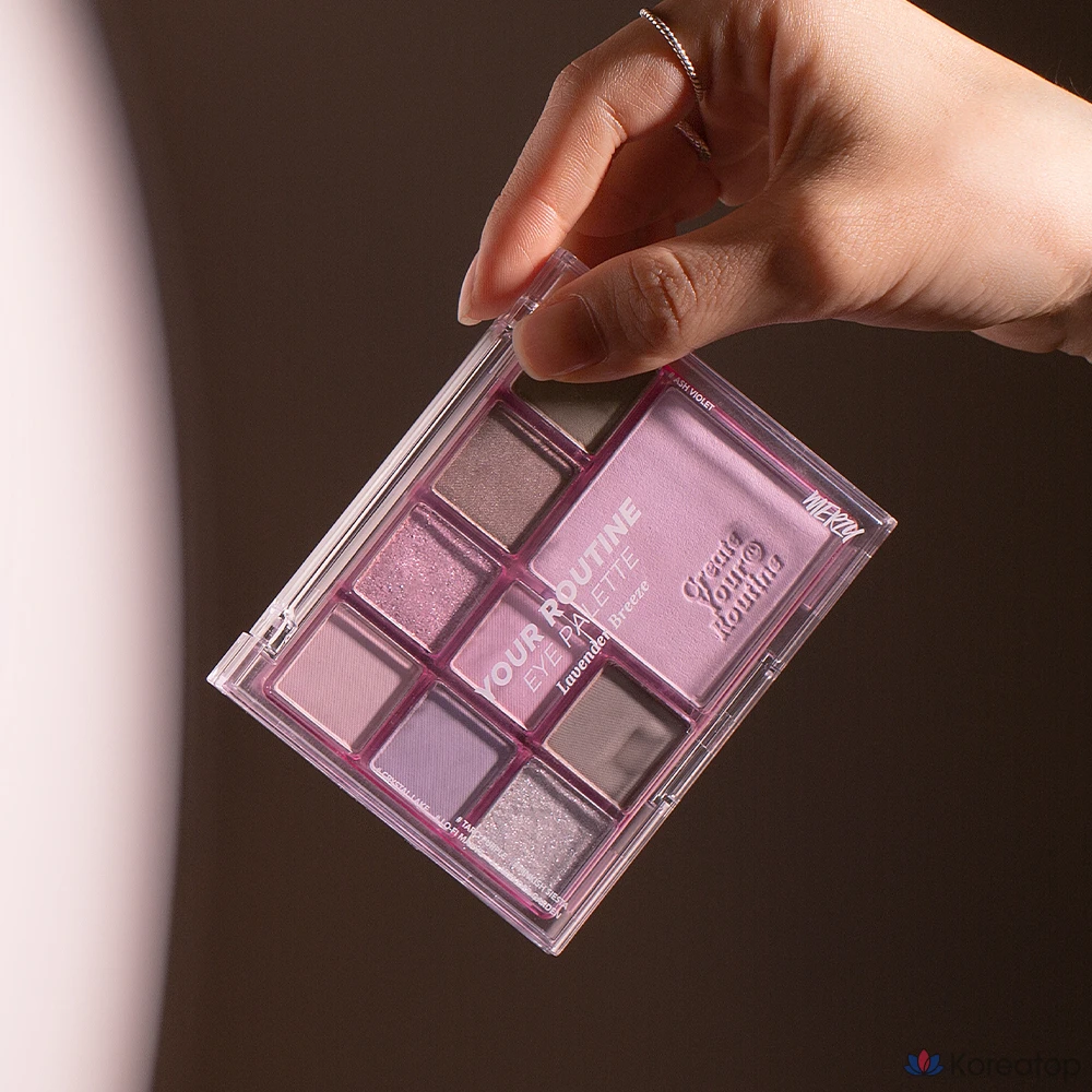 Палитра для век MERZY Your Routine Eye Palette, оттенок Lavender Breeze, 12.3 г, 1 шт., фото 2