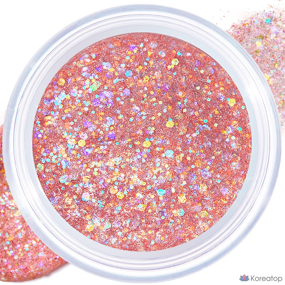 Гель-глиттер для глаз Unleashia Get Loose Glitter Gel, оттенок 4 Love Dreamer, 4 г, 1 шт.
