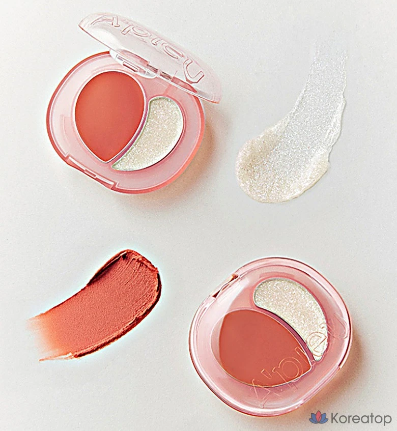 Бальзам для губ и щек A'Pieu Juicy Pang Mood Blending Lip &amp; Cheek Balm, оттенок 01 Nude Peach Balm, 2.3 г, 1 шт.
