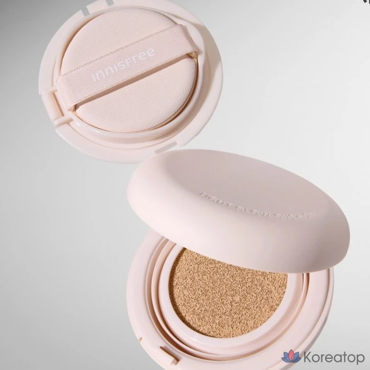 Кушон Innisfree Light Glow Cushion Foundation Refill, оттенок 23N Ginger, 14 г, 1 шт.