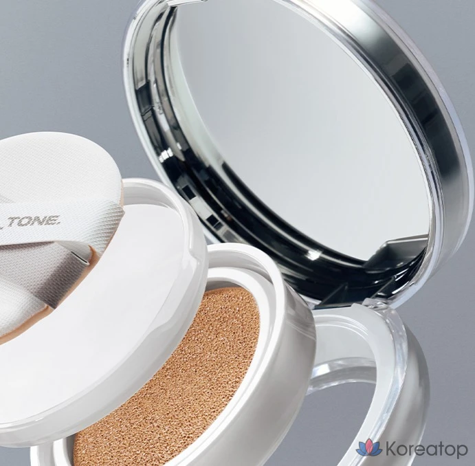 Кушон ABOUT TONE Skin Layer Fit Cushion Foundation, оттенок 19, 13 г, 1 шт., фото 7