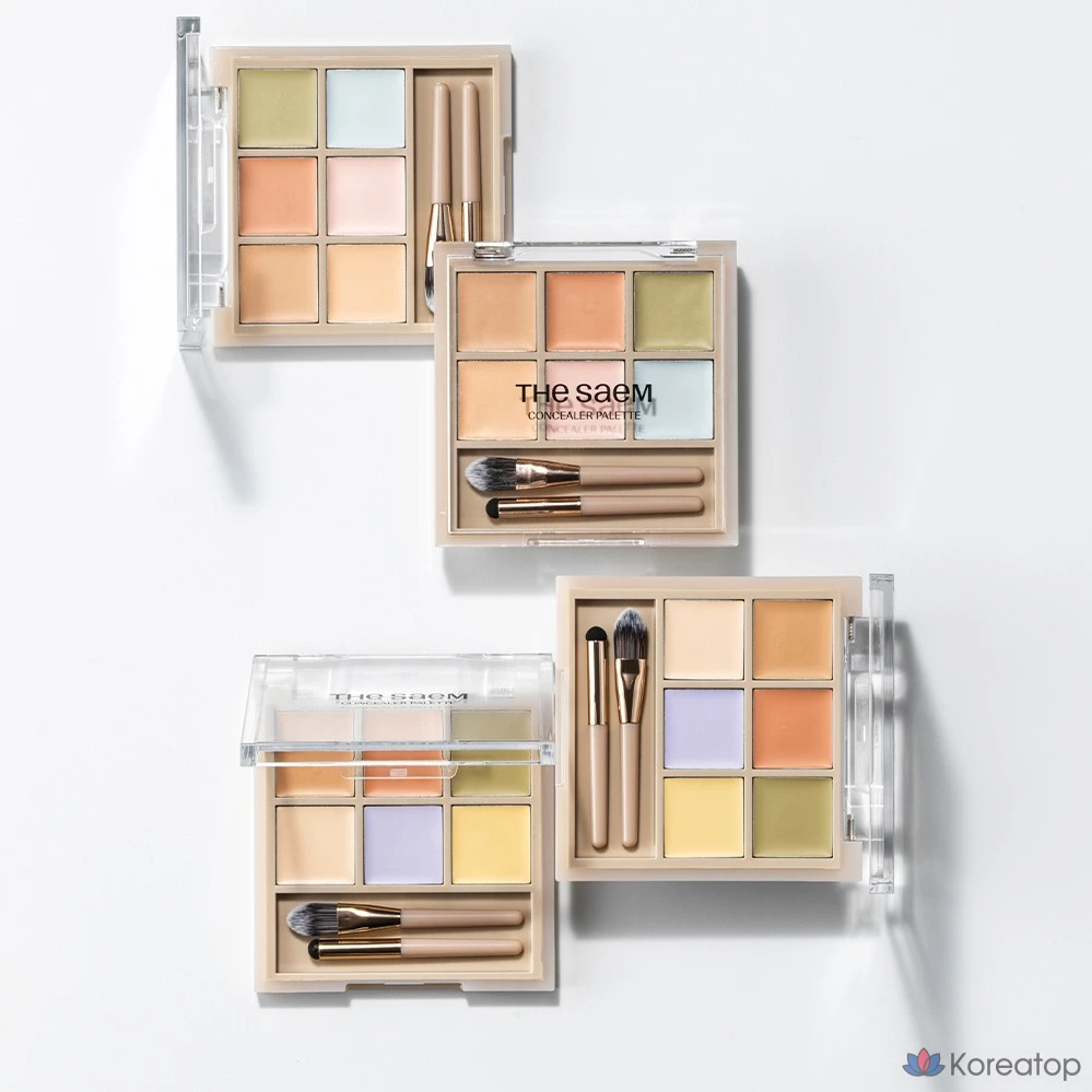 Консилер The Saem Cover Perfection Concealer Palette, оттенок 01 Cover & Correct, 6 г, 1 шт., фото 7
