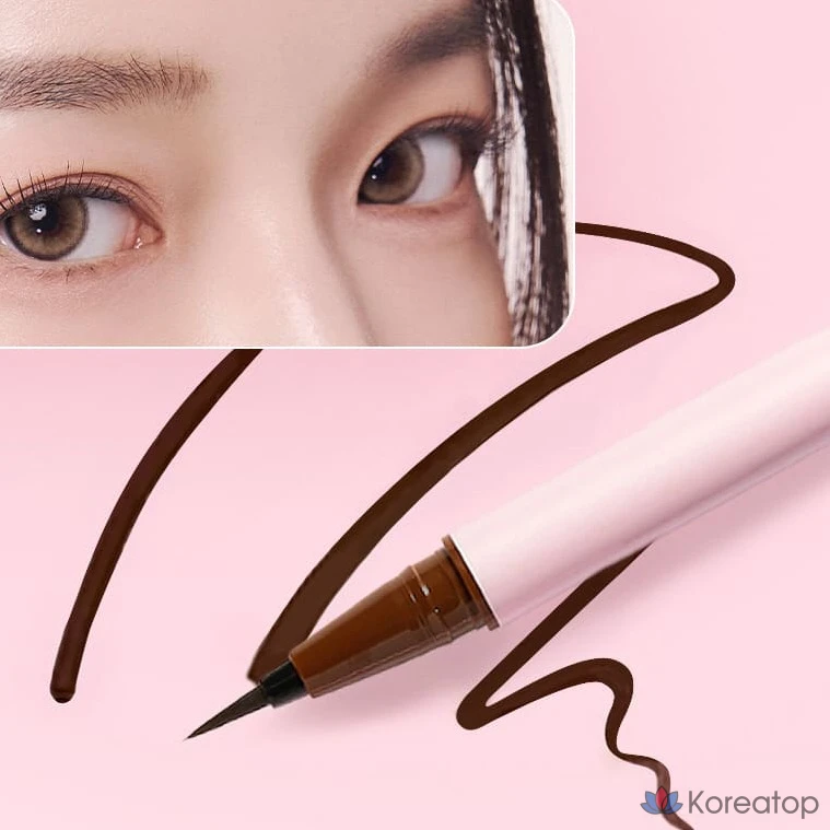 Подводка для глаз Lilybyred 9to9 Survival Pen Liner, оттенок Matte Brown, 0.6 г, 1 шт., фото 5