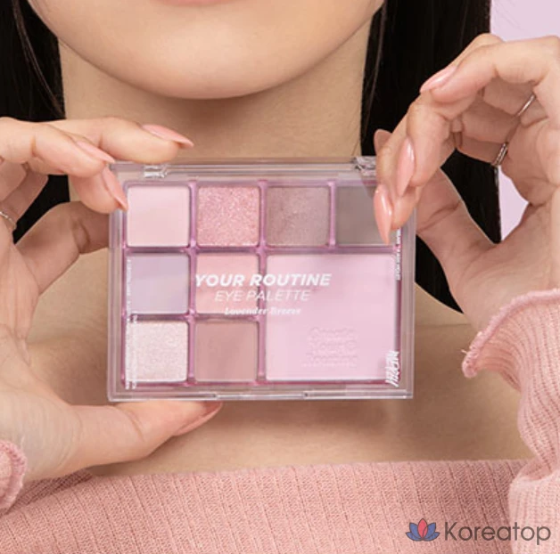 Палитра для век MERZY Your Routine Eye Palette, оттенок Lavender Breeze, 12.3 г, 1 шт., фото 3