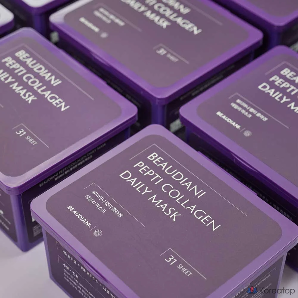 Тканевая маска для лица Beaudiani Peptide Collagen Daily Mask, 31 шт.