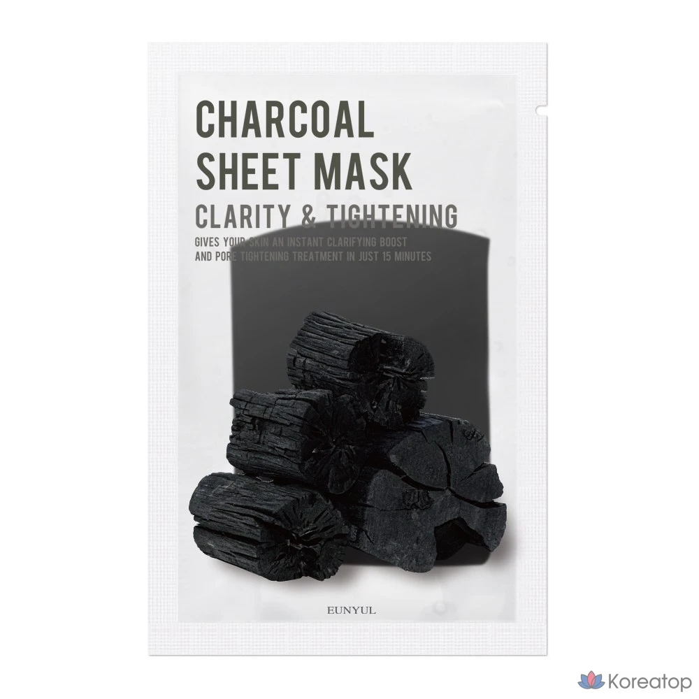 Тканевая маска для лица Eunyul Purity Charcoal Mask, 1 шт.