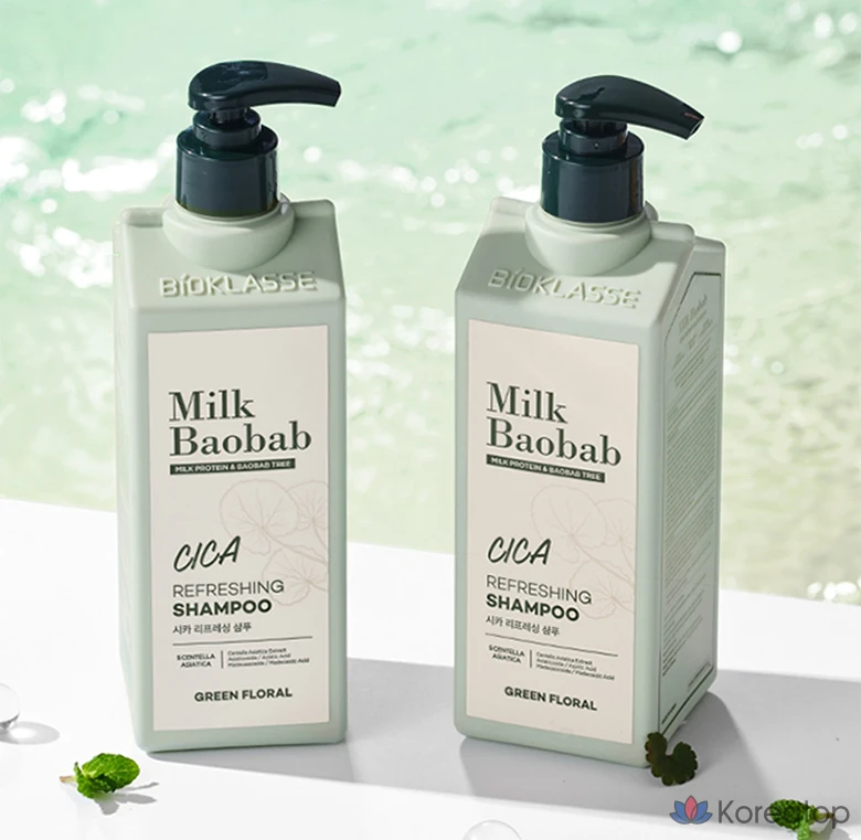 Шампунь Milk Baobab Cica Refreshing Shampoo Green Floral, 500 мл, 1 шт.