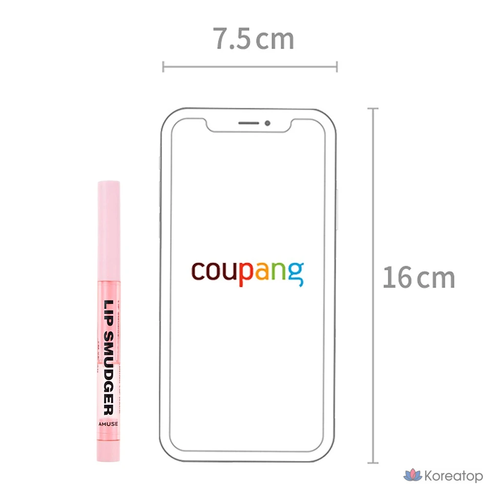 Тинт для губ AMUSE Lip Smudger, оттенок 01 Peach, 1 шт.