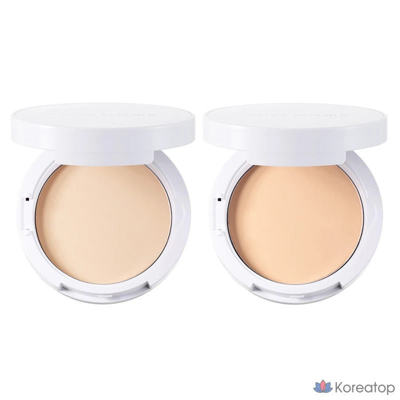 Пудра для лица Nature Republic Nature Origin Cover Two-Way Cake, оттенок 01 Light Beige, 9 г, 1 шт.
