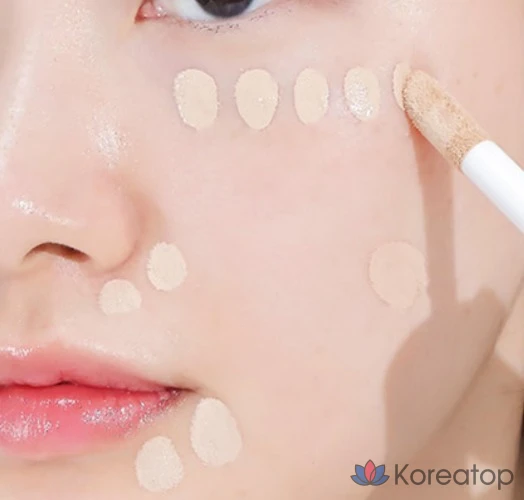 Консилер Luna Long Lasting Full Cover Big Concealer, оттенок 0.7 Ivory, 40 г, 1 шт., фото 9