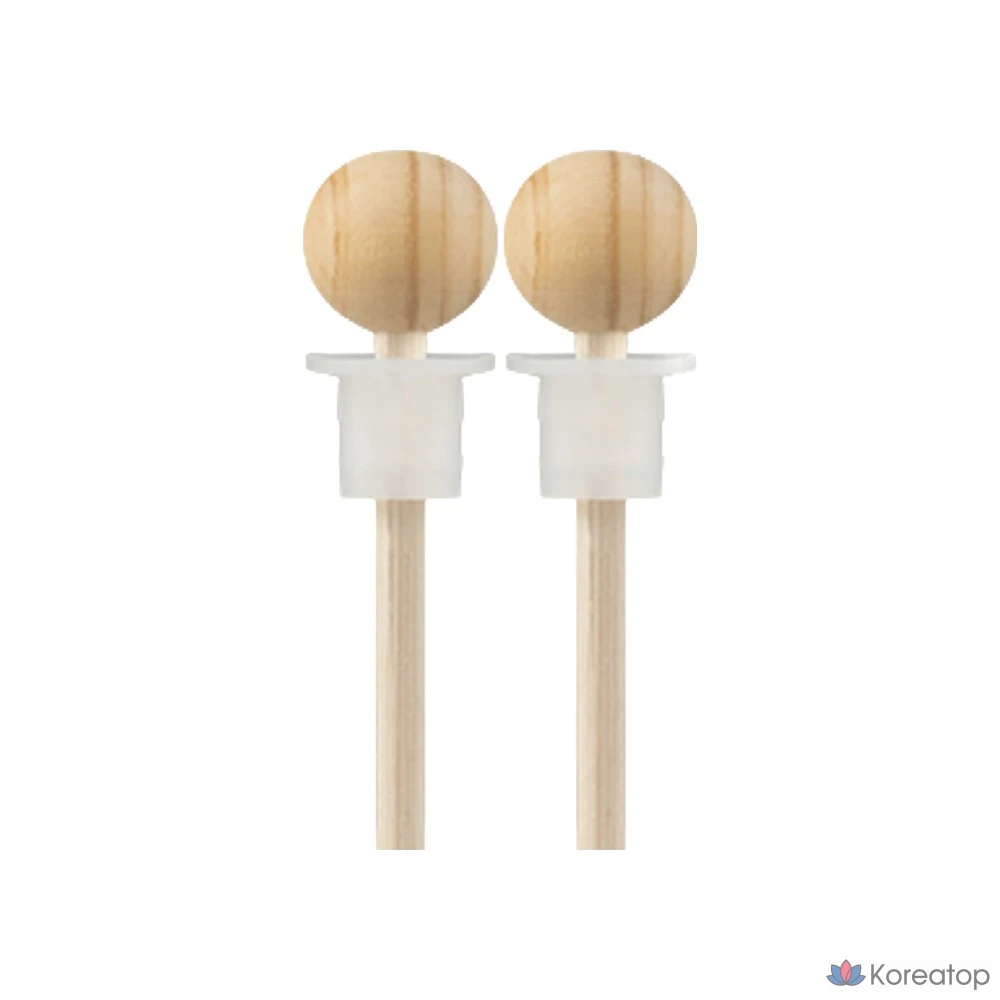 Набор для ухода Kundal Perfume Car Diffuser 75ml 2p + Wood Ball Stick 2p Set, аромат Citrus Verbena, 1 шт., фото 2