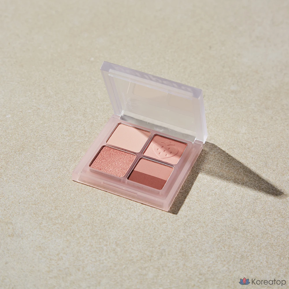 Тени для век Peripera Ink Pocket Shadow Palette 23AD Softberry, оттенок 8 Mute Strawberry, 1 шт., фото 3