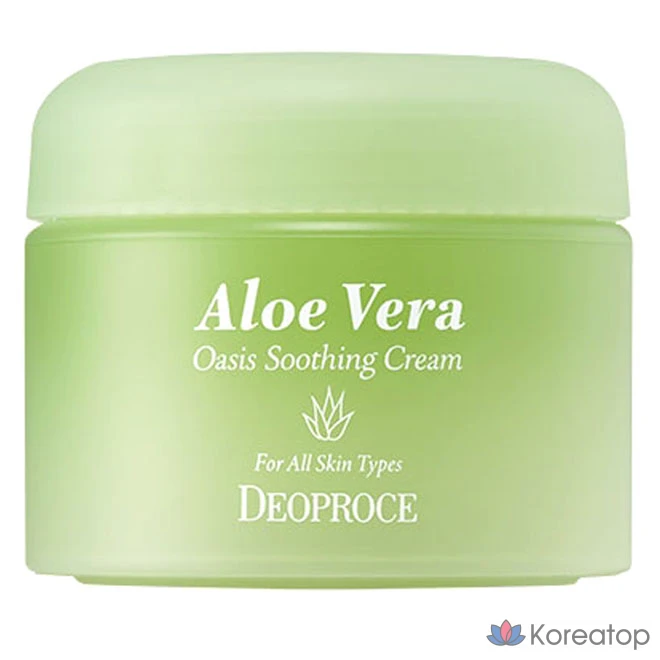 Крем Deoproce Aloe Vera Oasis Soothing Cream, 50 г, 1 шт.