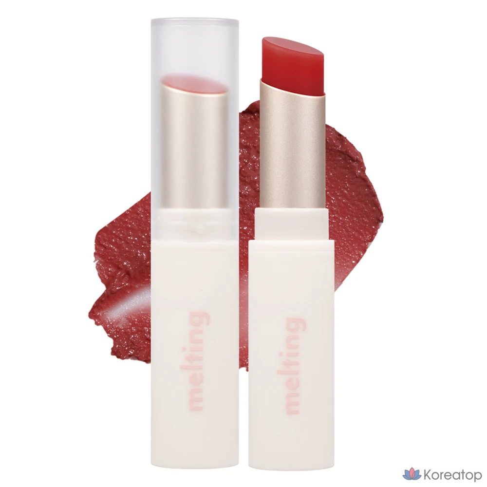 Бальзам для губ MERZY Glossy Melting Tinted Color Lip Balm, оттенок GL3 About Pig, 4 г, 1 шт.