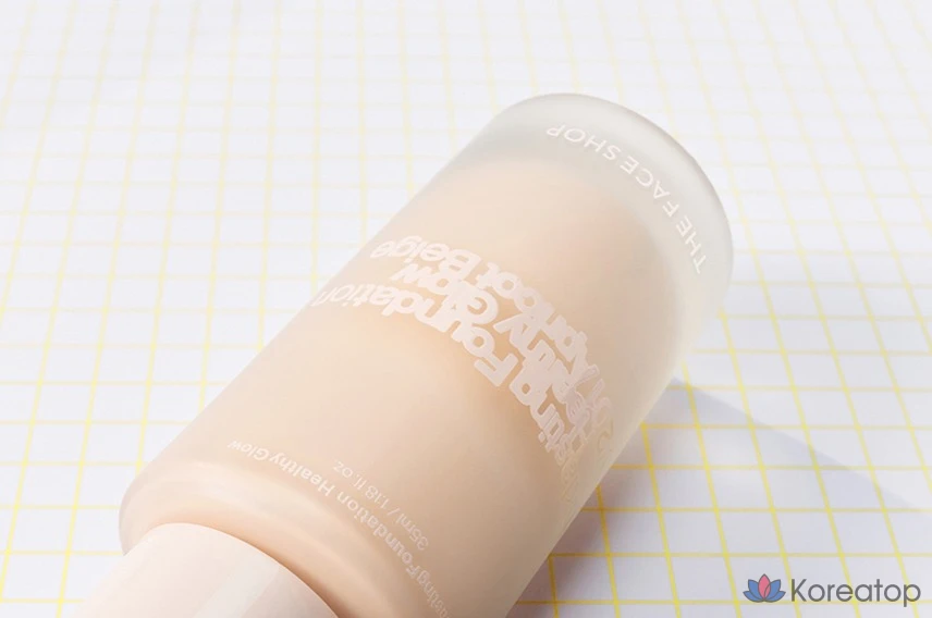 Фундация The Face Shop Ink Lasting Foundation Healthy Glow, оттенок V201 Apricot Beige, 1 шт.