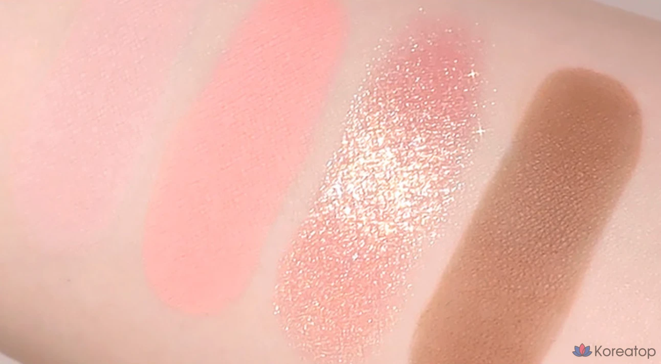 Палитра теней для век Bouquet garni Mood Blending Eyeshadow Palette, оттенок 02 Peach Dream, 6.9 г, 1 шт.