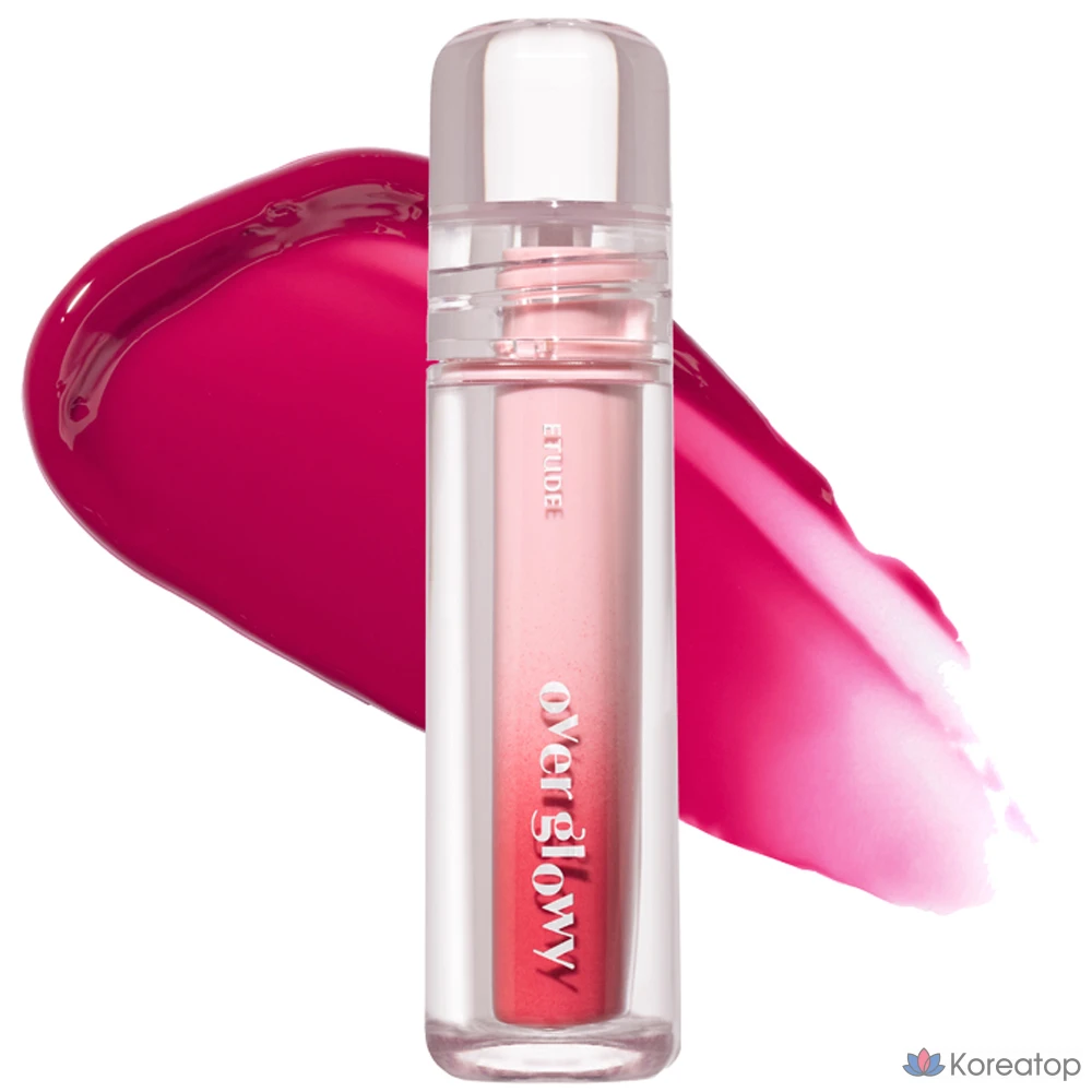 Тинт для губ Etude House Over Glowy Tint, оттенок 05 Blushed Cherry, 1 шт.