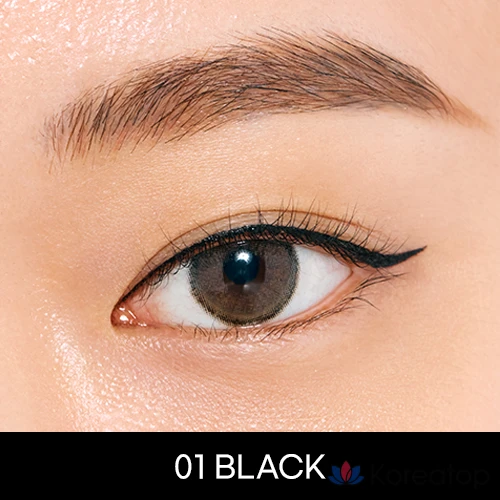 Подводка для глаз Clio Superproof Brush Liner, оттенок 01 Kill Black, 1 шт., фото 2