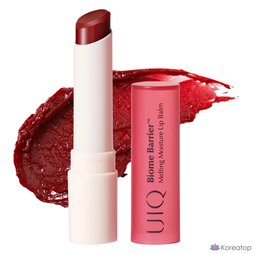 Бальзам для губ UIQ Biome Barrier Melting Moisture Lip Balm, оттенок Rosy, 3.2 г, 1 шт.