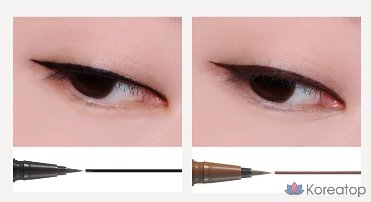 Подводка для глаз Innisfree Powerproof Brush Liner, оттенок 02 Brown, 0.6 г, 1 шт.