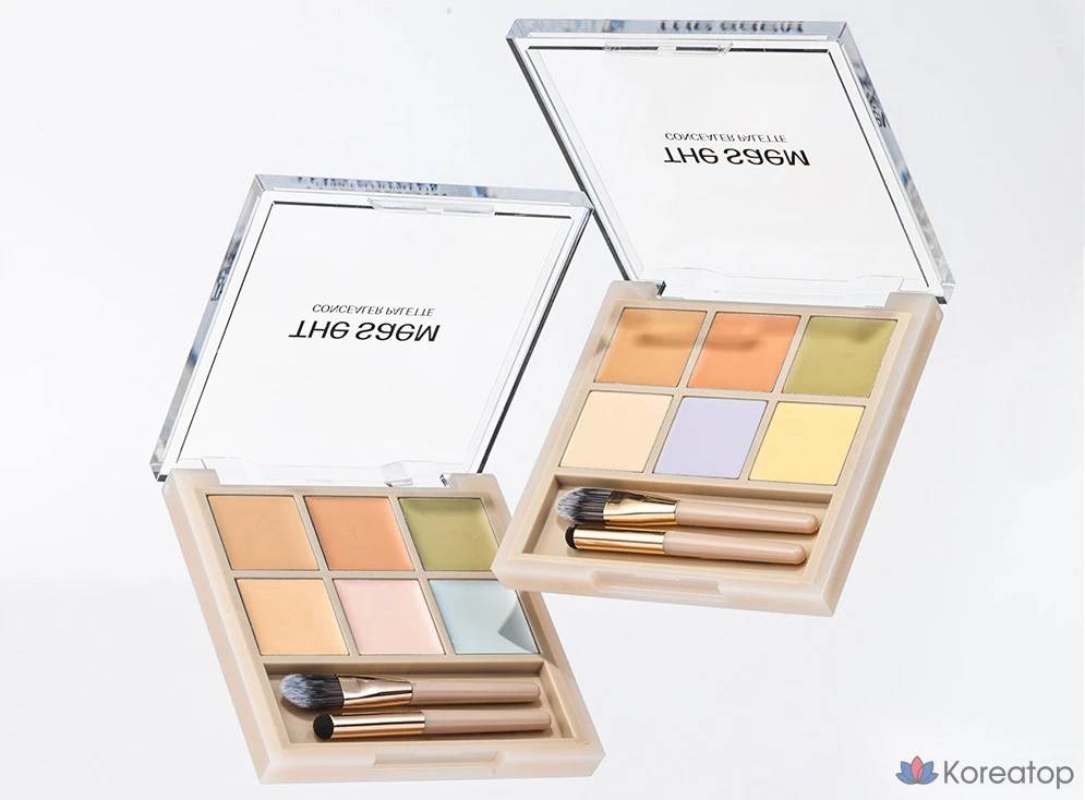 Консилер The Saem Cover Perfection Concealer Palette, оттенок 01 Cover & Correct, 6 г, 1 шт., фото 8