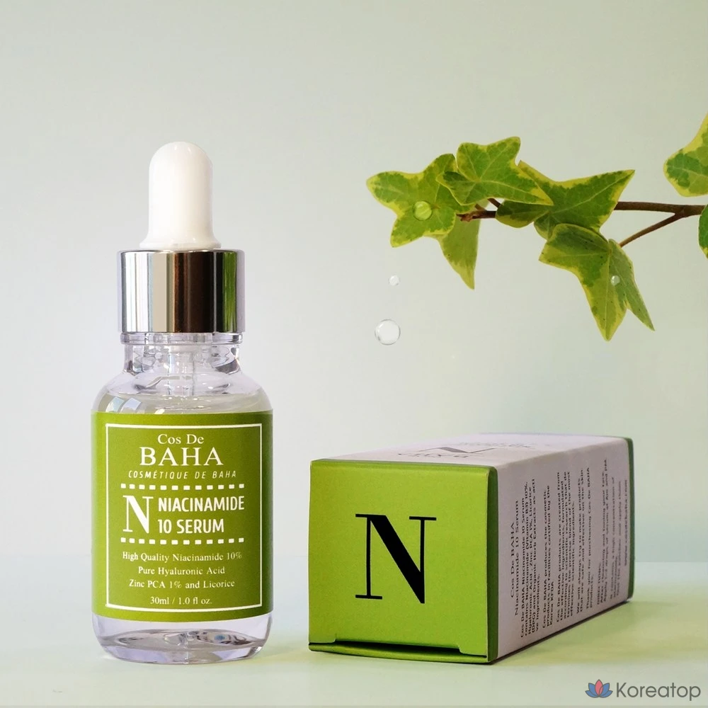 Сыворотка Cos De Baha Niacinamide 10% Zinc 1% Serum, 30 мл, 1 шт.