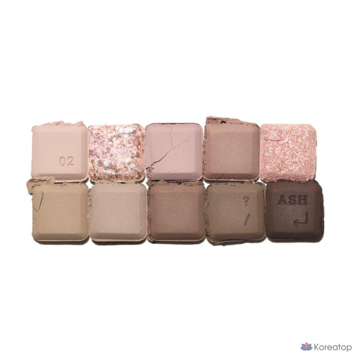 Палетка теней для век Lilybyred Mood Keyboard Eye Palette, оттенок 02, 1 шт., фото 2